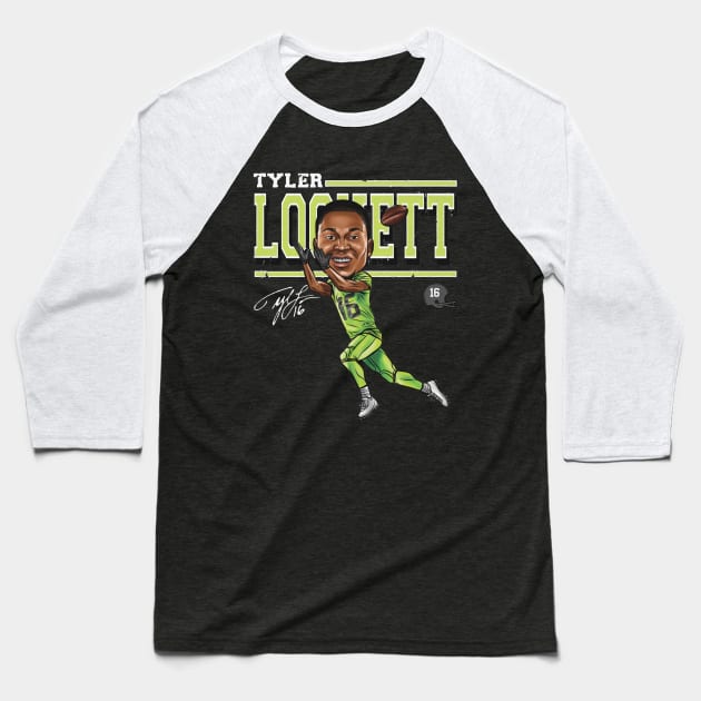 Tyler Lockett Seattle Cartoon Baseball T-Shirt by Buya_Hamkac